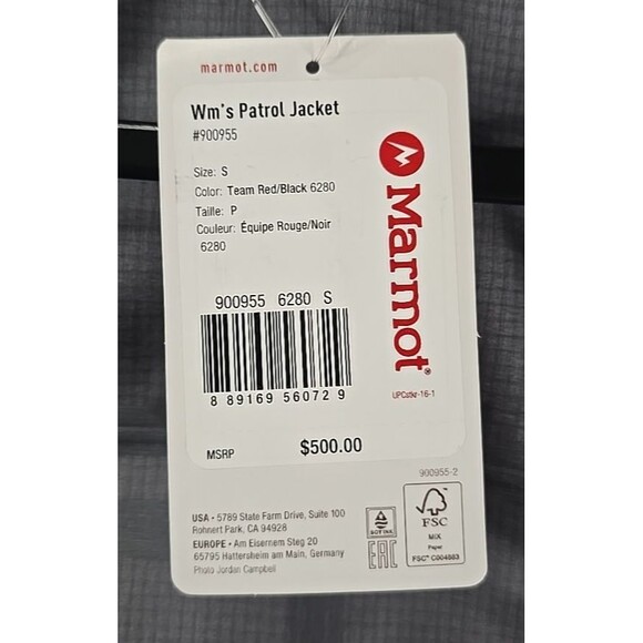 Marmot Patrol Jacket Gore Tex Pro Womens S Hooded Pro Shell Ski Snow MSRP $500 - Picture 10 of 13